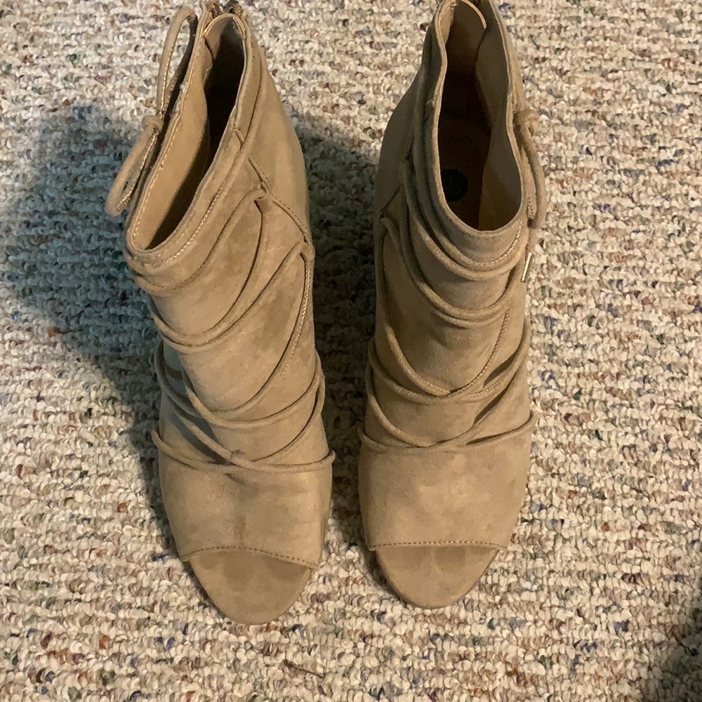 Tan Booties